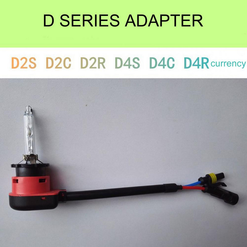Lámpaadapter Megbízható Plug and Play fém Xenon izzóadapter kábelköteg D2R/D2S/D4R/D4S-hez