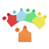 5 seturi de animale TPU material fără cuvinte etichetă pentru ureche pentru vite cercei cu cap de cupru card de etichetă de vaca de porc consumabile de identificare a animalelor