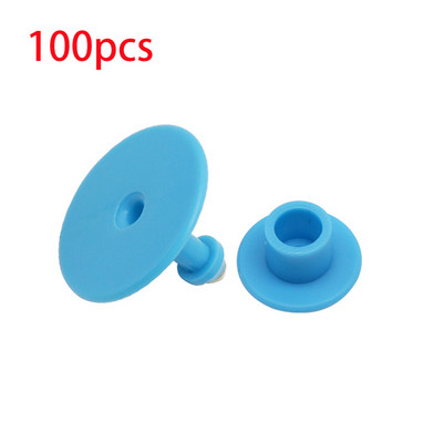 100 kom. Oznaka bez riječi protiv linjanja Okrugla svinjska ovčja ušna markica, ovčja krmača, ušna markica, identifikacijska pločica s domaćim životinjama