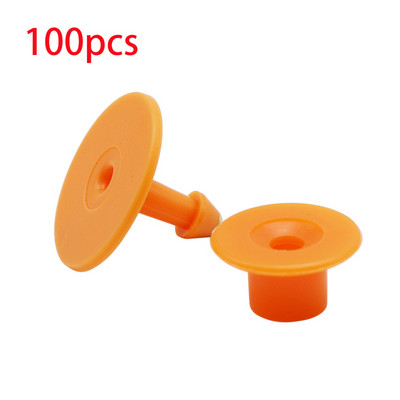 100 kom. Oznaka bez riječi protiv linjanja Okrugla svinjska ovčja ušna markica, ovčja krmača, ušna markica, identifikacijska pločica s domaćim životinjama