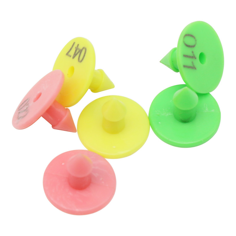 100 komada Zečja ušna markica Lasersko tipkanje Bakrene naušnice na glavi Domaća životinja Koza Svinja Identifikacijska kartica Potrepštine za uzgoj