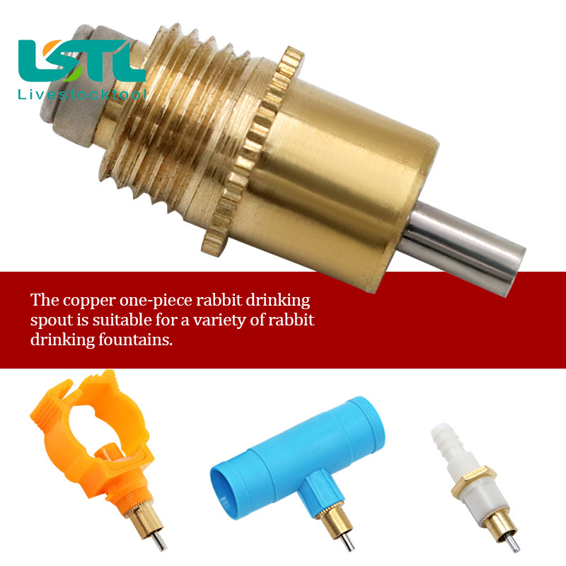 4 buc Iepure Pui Prepeliță Păsări și Alte Animale Sfecuri de băut de cupru Iepure Apa de băut Accesorii Echipament
