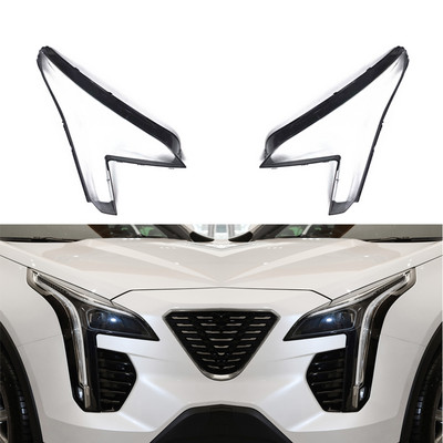 Capac far pentru Cadillac XT4 2018 ~ 2021 Lentila faruri lumini masina sticlă de înlocuire lentilă de proiector pentru carcasa auto din față