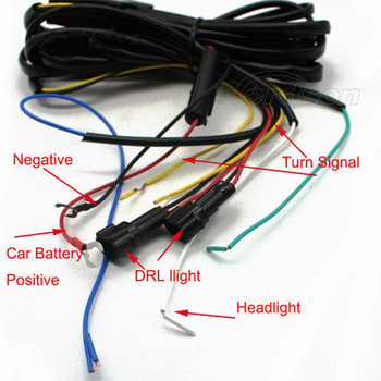 Έλεγχος καλωδίωσης ρελέ φωτός ημέρας LED πολλαπλών λειτουργιών DRL On Off Dimmer Ελεγκτής φώτων LED ημέρας για το αυτοκίνητο