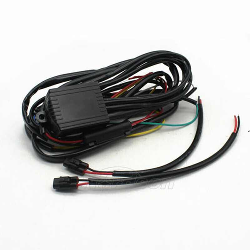 Controlul cablajului releu lumini cu LED-uri multifuncționale pentru circulație diurnă DRL Pornit oprit Dimmer Controller lumini cu LED-uri pentru circulație pe timp de zi