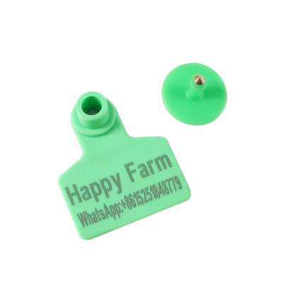 Etichetă de ureche de porc personalizată imprimare cu laser Nume fermă Număr de telefon LOGO Porc Vite Iepure Etichetă de ureche pentru animale de fermă DIY personalizat 30 buc