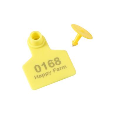 Etichetă de ureche de porc personalizată imprimare cu laser Nume fermă Număr de telefon LOGO Porc Vite Iepure Etichetă de ureche pentru animale de fermă DIY personalizat 30 buc