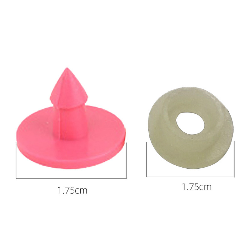 30 tükki Loomade kõrvasildi silt Oranž Kollane Roosa Plastikust Küüliku Kõrvarõngad Logo Perefarmi kariloomade sildid isikutunnistus