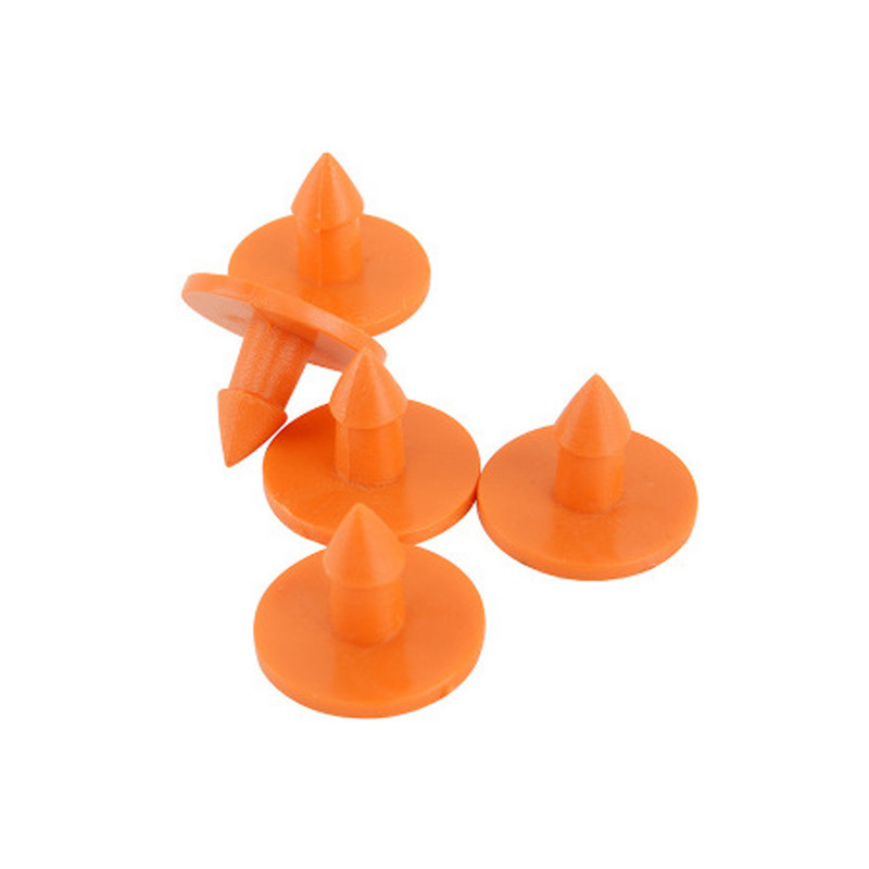 30 tükki Loomade kõrvasildi silt Oranž Kollane Roosa Plastikust Küüliku Kõrvarõngad Logo Perefarmi kariloomade sildid isikutunnistus