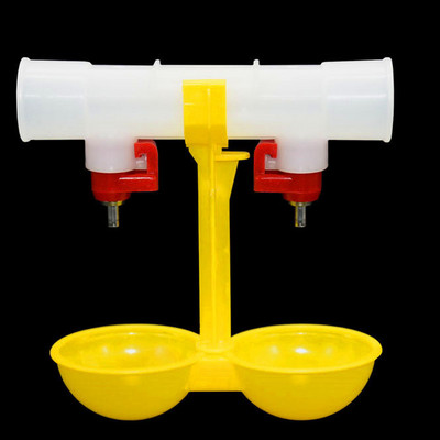 1 τμχ Chicken Drinking Fountain Double Hanging Cup Ball Nipple Drinkers 25cm Εξοπλισμός Κοτόπουλου Ορτύκια Ταΐστρες