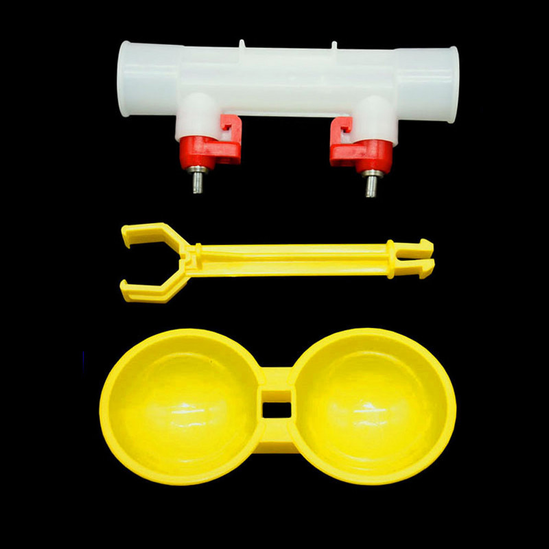 1 tk kana joogipurskkaev, topelt rippuv tass, palli nippeljoogid 25 cm kana varustus vutisöötjad