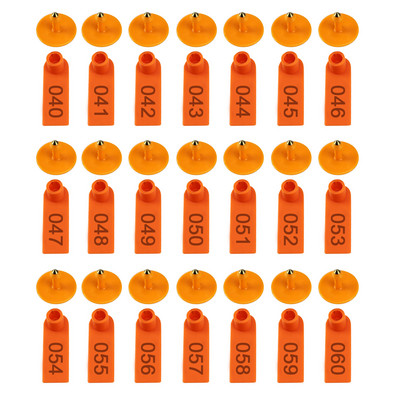 100 kompleta od mekanog TPU-a Životinje Stoka Ovce Koze Ušne pločice s identifikacijskim brojevima za rasplod Stanovništvo Meso Karantena