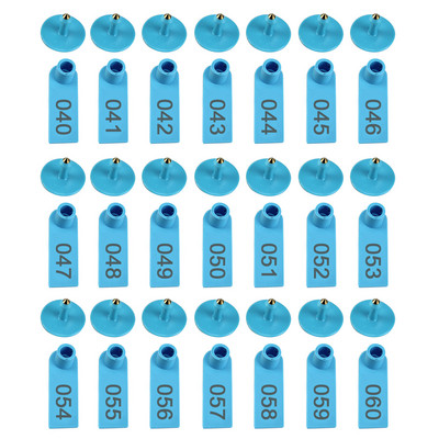 100 kompleta od mekanog TPU-a Životinje Stoka Ovce Koze Ušne pločice s identifikacijskim brojevima za rasplod Stanovništvo Meso Karantena