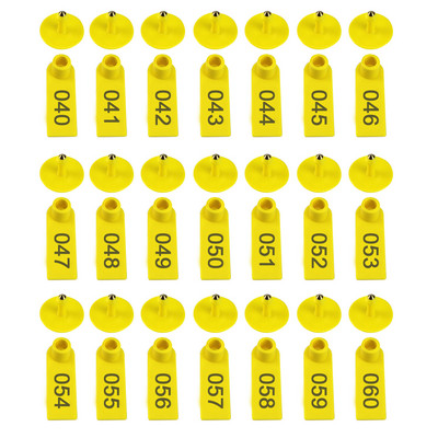 100 kompleta od mekanog TPU-a Životinje Stoka Ovce Koze Ušne pločice s identifikacijskim brojevima za rasplod Stanovništvo Meso Karantena