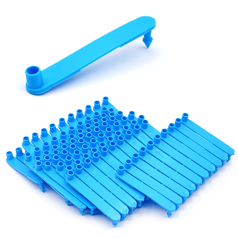 100kom Ovčje ušne markice Kartica s ušnom markicom za stoku Kartica za koze Oznake bez brojeva Identifikacijske kartice za domaće životinje