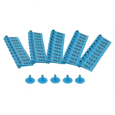 Br. 1-100 Ovčje ušne markice s natpisom Ear Laser Tipkanje Bakrene naušnice s glavom Identifikacijska kartica domaćih životinja Besplatna dostava