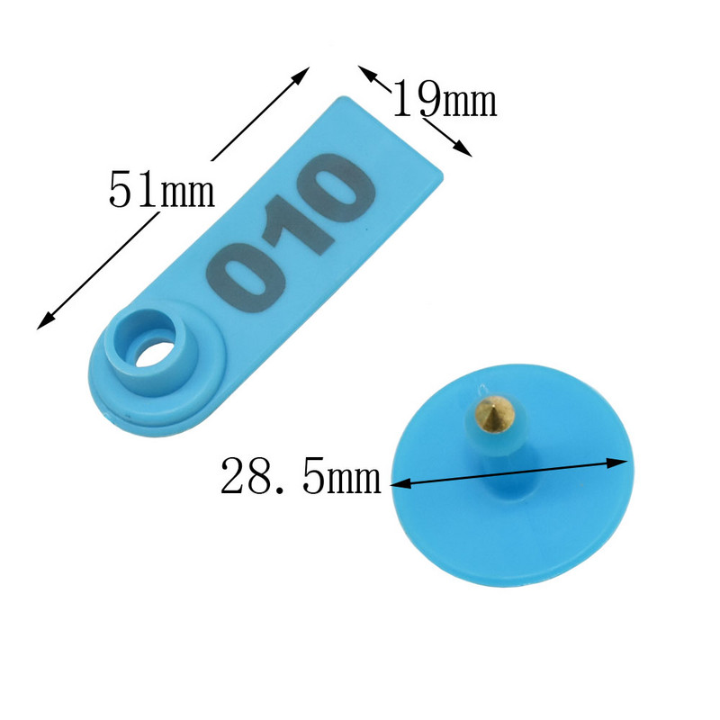 Br. 1-100 Ovčje ušne markice s natpisom Ear Laser Tipkanje Bakrene naušnice s glavom Identifikacijska kartica domaćih životinja Besplatna dostava