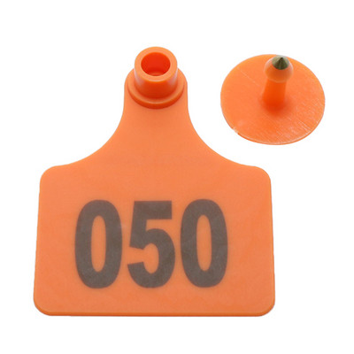 100 de seturi de etichete de ureche pentru animale, bovine, vaci, numere cu etichete pentru urechi, tipărire, cercei cu cap de cupru, clești pentru etichete de urechi pentru animale de fermă.