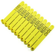 Etichetă pentru animale dintr-o singură bucată Oaie Câine Iepure Identificare animale Crotalie Animale de fermă Purtător de păsări de curte Articole pentru animale de companie