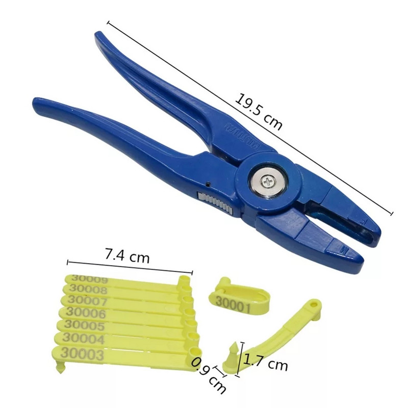 Etichetă pentru animale dintr-o singură bucată Oaie Câine Iepure Identificare animale Crotalie Animale de fermă Purtător de păsări de curte Articole pentru animale de companie