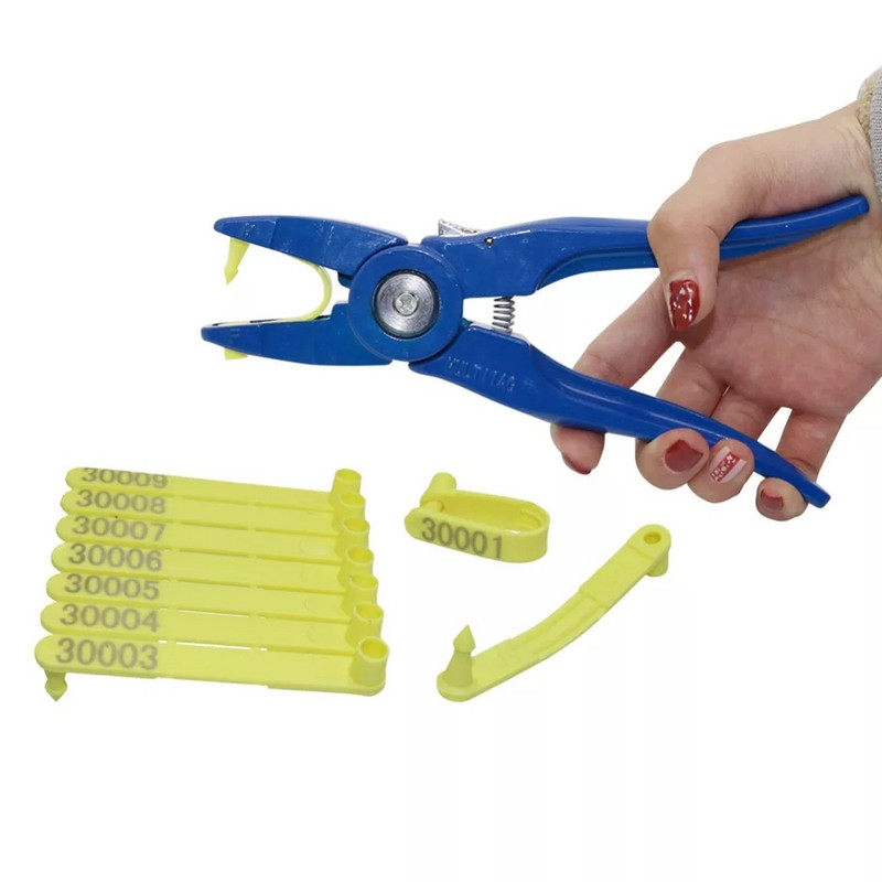 Etichetă pentru animale dintr-o singură bucată Oaie Câine Iepure Identificare animale Crotalie Animale de fermă Purtător de păsări de curte Articole pentru animale de companie