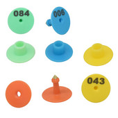 Anti-vărsare cu cuvântul Etichetă rotundă pentru urechi de porc și oaie Marca veterinară pentru scroafele de oaie Semnalizare pentru urechi de oaie 500 buc