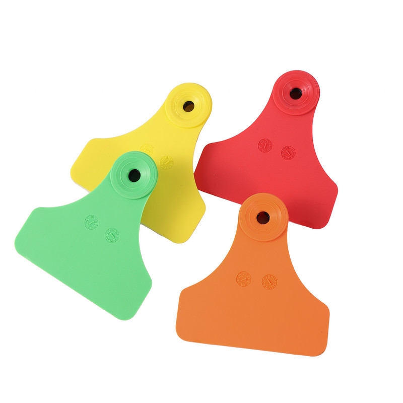 Etichetă pentru urechi pentru animale pentru animale TPU Etichete pentru urechi pentru porc Preveni căderea și manipularea Etichete pentru urechi pentru vițel de oaie Materiale pentru animale de fermă 50 seturi