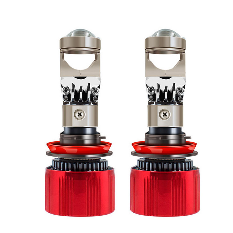 Itin ryškūs 150W H7 H11 HB4 LED priekiniai žibintai Automobilio H4 mini projektoriaus objektyvas 6000k 48000LM tolimųjų šviesų turbo ventiliatorius automatiniai automobilių žibintai