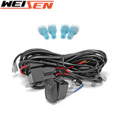 Accesorii auto Universal 2 LEAD 16 Cabluri LUMINURI SPOT Comutator basculant pentru Chevrolet Dodge Ford F-150 Toyota RAV4