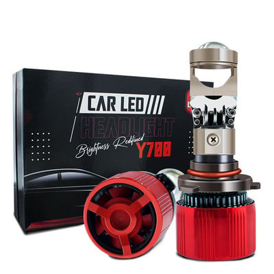 Mini H4 H7 H11 H8 Žarulje za prednja svjetla Bi-Projector Dual Lens Automobili Duga kratka svjetla Turbo ventilator Svjetla za maglu 12V 6000K Bijela 150W