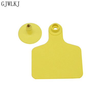 100 de seturi de crotalii pentru urechi din TPU de înaltă calitate și cercei cu cap de cupru fără cuvinte, carnet de identificare pentru animale de fermă, provizii pentru animale