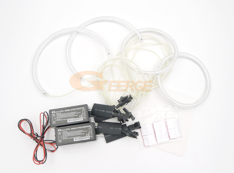Kiváló Ultra Bright CCFL Angel Eyes Halo Rings Kit Day Light Car Styling BMW 3 Series E90 E91 2005 2006 2007 2008 Pre LCI