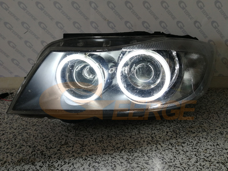 Kiváló Ultra Bright CCFL Angel Eyes Halo Rings Kit Day Light Car Styling BMW 3 Series E90 E91 2005 2006 2007 2008 Pre LCI