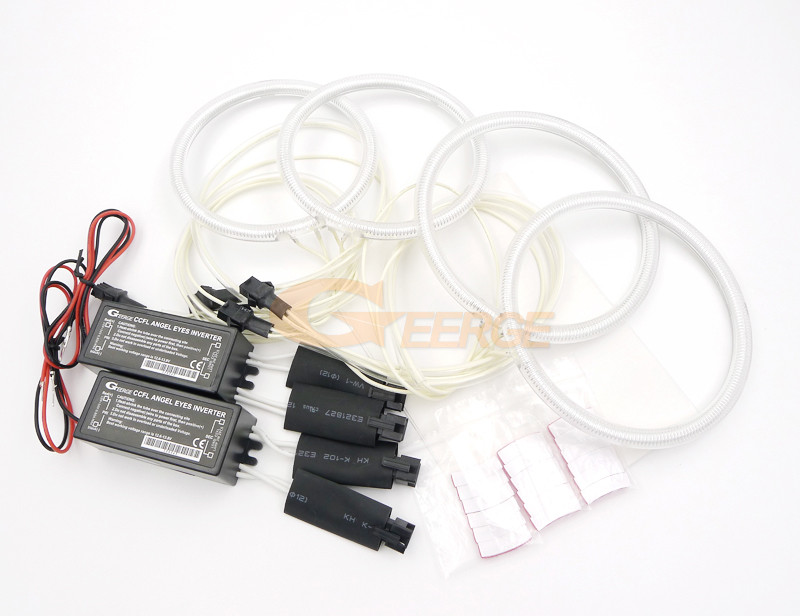 Kiváló Ultra Bright CCFL Angel Eyes Halo Rings Kit Day Light Car Styling BMW 3 Series E90 E91 2005 2006 2007 2008 Pre LCI