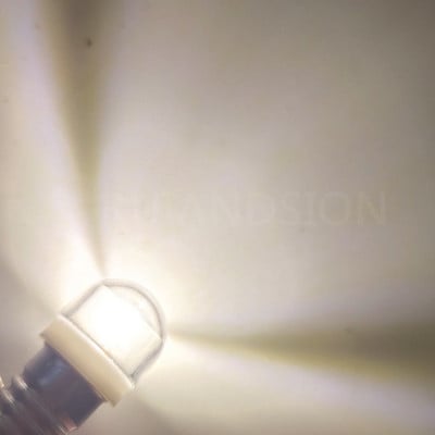 2db E10 Light DC 3V 6V 12V 5050 LED csavaros visszajelző izzó Mini Figyelmeztető Gépkocsi műszer lámpa Szélesség Jelző lámpa 4300K Fehér
