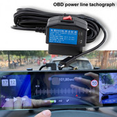 Nagy teljesítményű adapter Könnyű, robusztus, biztonságos OBD töltőkábel USB tápadapter OBD csatlakozó Plug Play