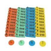 Potrepštine za domaće životinje i stoku 001-1000 Ovčje ušne markice Laserska vrsta Bakrene naušnice za glavu Potrepštine za životinje 100 kom.