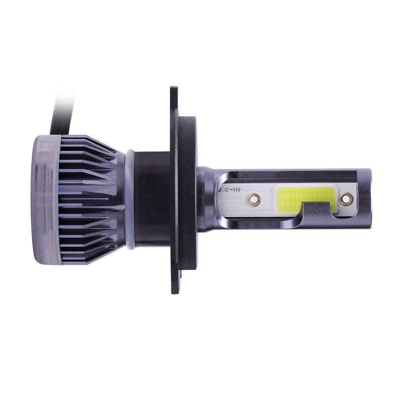 2vnt H7 H4 LED priekiniai žibintai automobiliams lemputės 12V balta 6500K COB F2 H1 H3 H11 H8 H13 9005 9006 mini rūko žibintai priekiniai žibintai žibintai