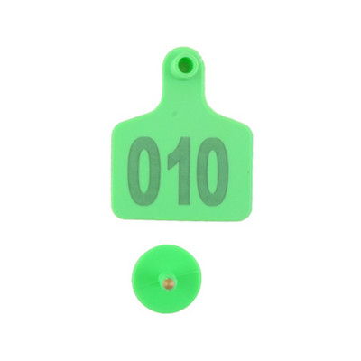 20 DB szarvasmarha füljelző címke lézeres tehén füljelző címke réz fej fülbevaló haszonállatok digitális azonosító kártya