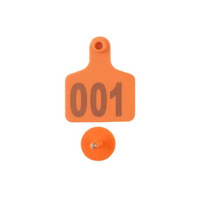 20 DB szarvasmarha füljelző címke lézeres tehén füljelző címke réz fej fülbevaló haszonállatok digitális azonosító kártya