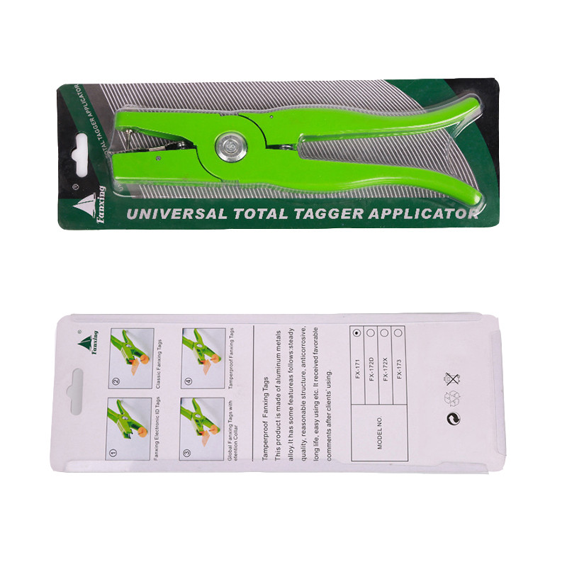 Ausų įsagų replės Gyvūnų kontrolės įtaisas Žalias Metalinės ausų žnyplės Kiaulių karvių avių triušių identifikavimo įrankis Gyvulių reikmenys