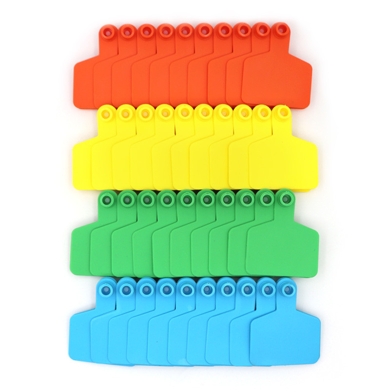 100 kom. Visokokvalitetni Tpu materijal, ušne etikete za goveda, plastične prazne ušne markice za govedo