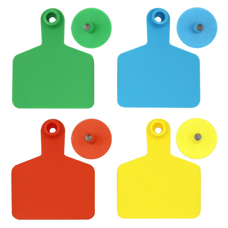 100 kom. Visokokvalitetni Tpu materijal, ušne etikete za goveda, plastične prazne ušne markice za govedo