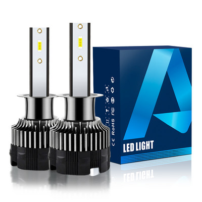 Frontierace 9005 9006 H1 H4 H7 H11 LED žiarovky do svetlometov vodotesné hmlové svetlo DOB čip CE certifikácia 2 ks 12V 6000K 20000LM