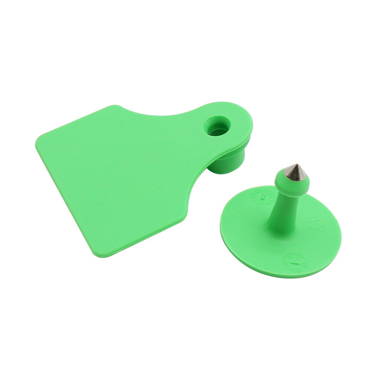 10 seturi de etichete pentru urechi din material TPU, porc, vacă, marcaj fără cuvinte, număr personalizat, cercei cu cap de cupru, card de identificare pentru animale de fermă