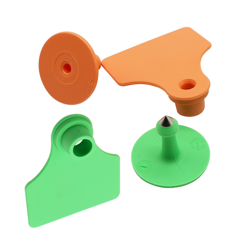 10 seturi de etichete pentru urechi din material TPU, porc, vacă, marcaj fără cuvinte, număr personalizat, cercei cu cap de cupru, card de identificare pentru animale de fermă