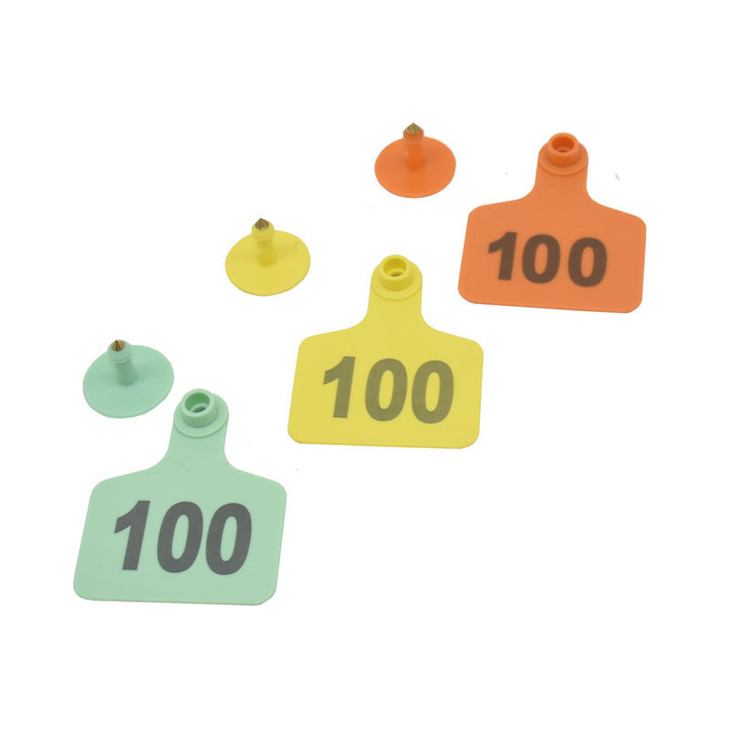 100 db Állatazonosító füljelző NO.1-100 Alkalmazni sertésre Szarvasmarha juh szamár ló Haszonállatok takarmányozása Haszonállat kellékek