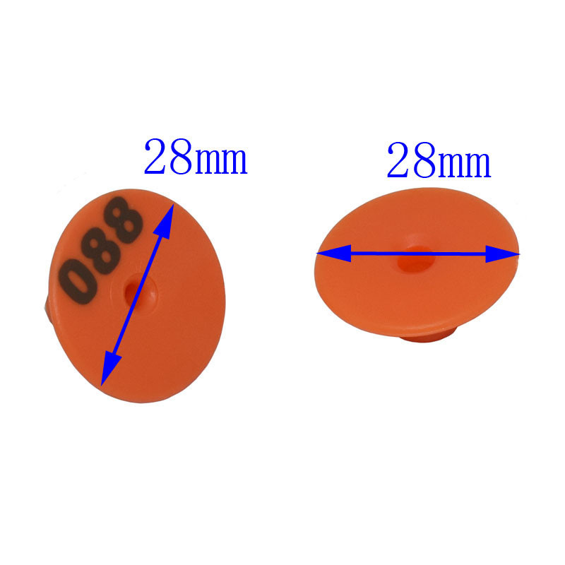 Porc, oaie, iepure, vite, etichetă pentru ureche, cu 001-100 de cuvinte, tastare cu laser pentru ureche, cercei cu cap de cupru, card de identificare pentru animale de fermă