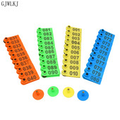 Animal Supplies 1-500 etichetă pentru urechi de oaie tip laser Cercei cu cap de cupru Materiale pentru animale de fermă 100 buc