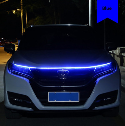 Led Car Hood Lights Universal Headlight Strip Ευέλικτα κομμένα διακοσμητικά ατμοσφαιρικά φωτιστικά αυτοκινήτου DRL Auto φώτα ημέρας